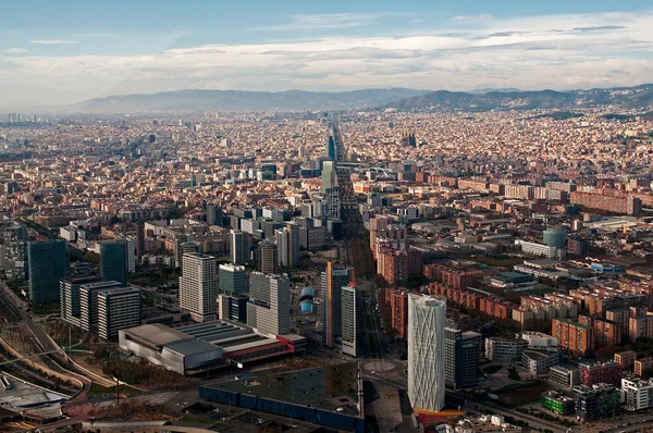 Barcelona from the air — Stock Photo, Image