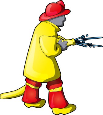 Firefighter clipart