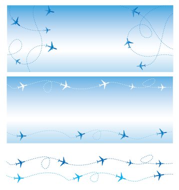 Air travel clipart