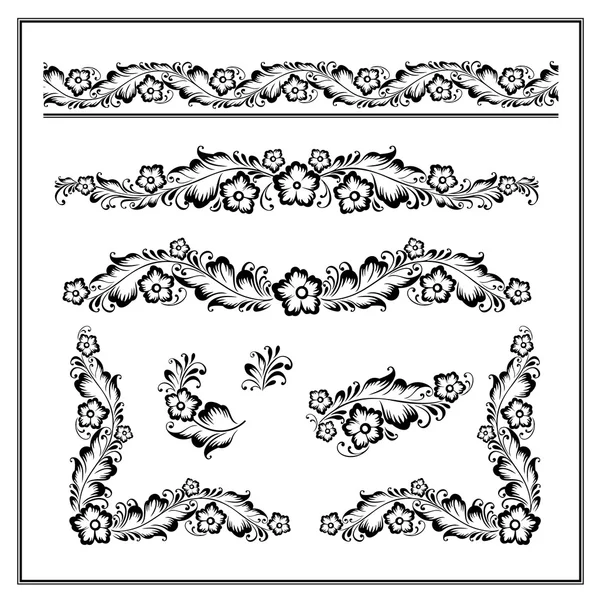 Bloem ornament vector patroon — Stockvector