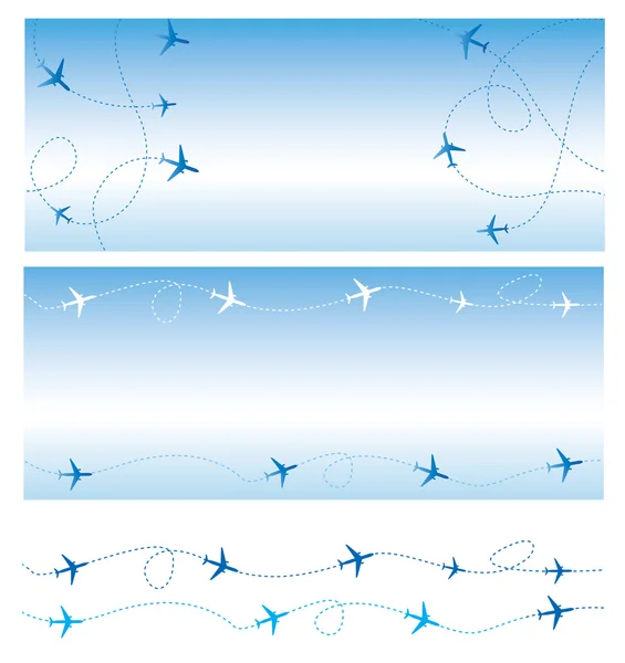 Letecká doprava — Stockový vektor