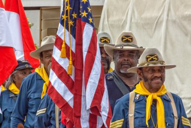 Buffalo Soldiers clipart