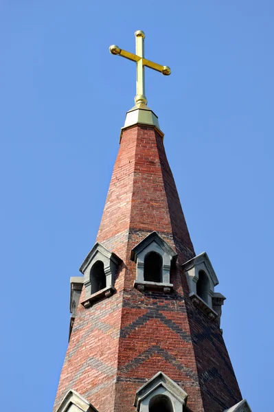 Kříž na kostele — Stock fotografie