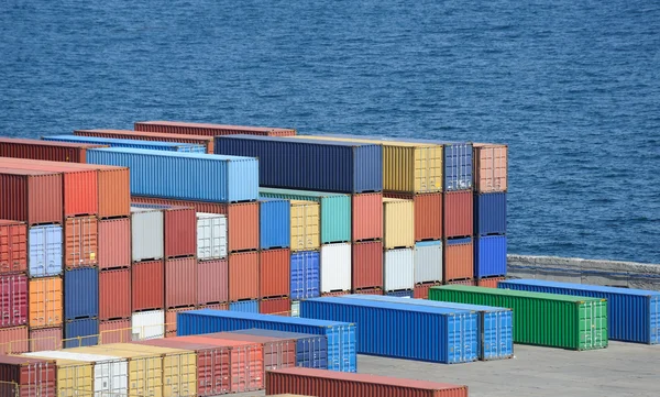 Containerlager — Stockfoto