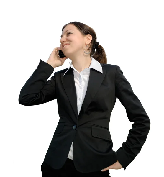 stock image Woman with phone