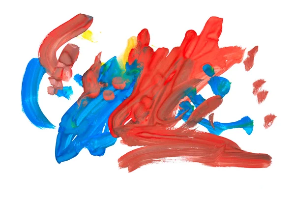 Abstrakt teckning vatten färg färger — Stockfoto