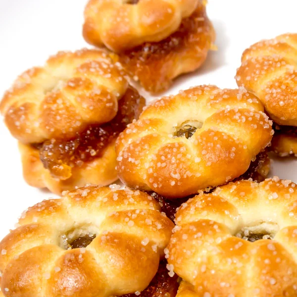 stock image Cookies with pineapple jam