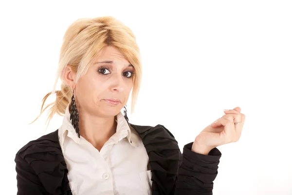 Disappointed business woman — Stock Photo, Image