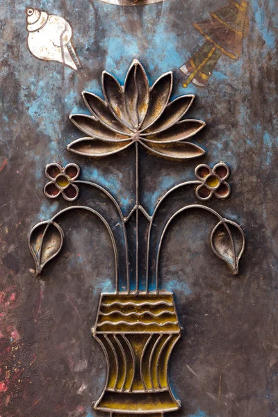 종교적 금속 조각 — 스톡 사진