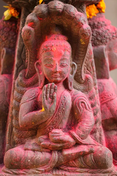 네팔 부처님 조각 — 스톡 사진