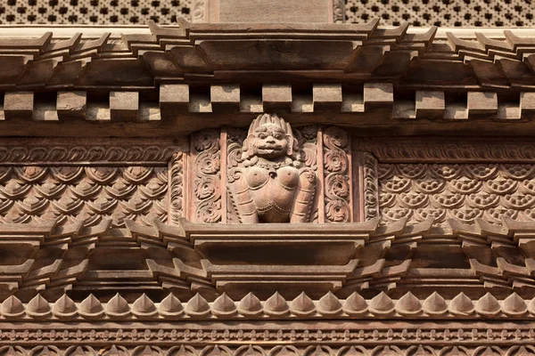 Escultura hindu esculpida — Fotografia de Stock