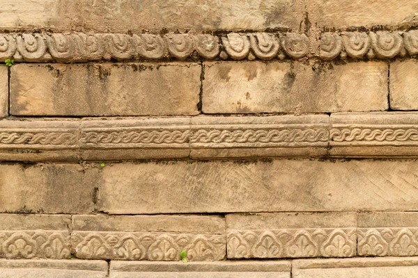 Carved temple wall — Stock Photo, Image