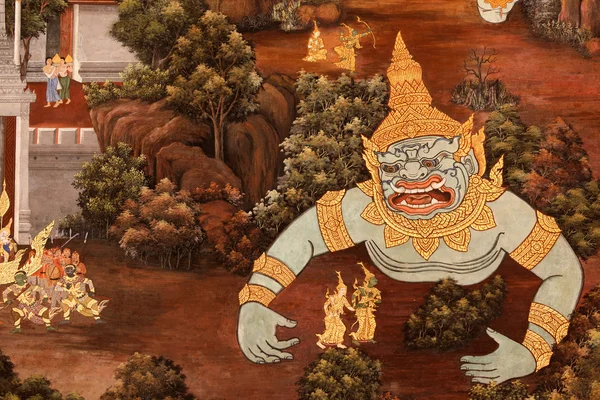 stock image Thai paintings