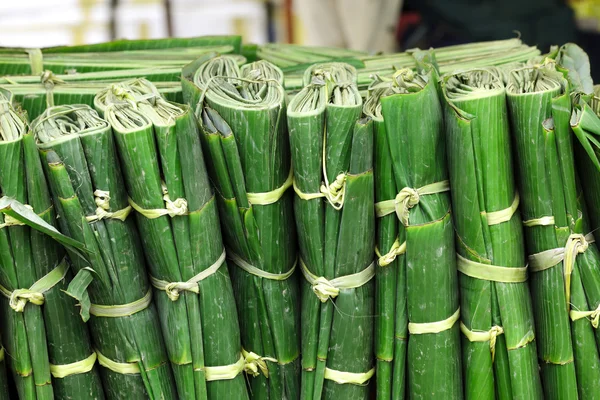 stock image Wrapped banana leaves