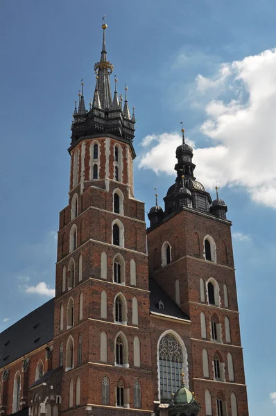 Базилика Девы Марии в Кракове - Польша — стоковое фото