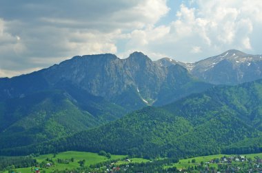 Tatra Dağları giewont - zakopane, Polonya