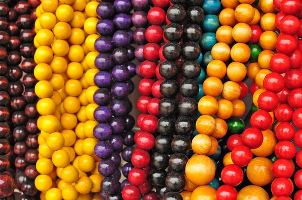 Colorful beads folk Art - Zakopane Poland — Stock Photo, Image