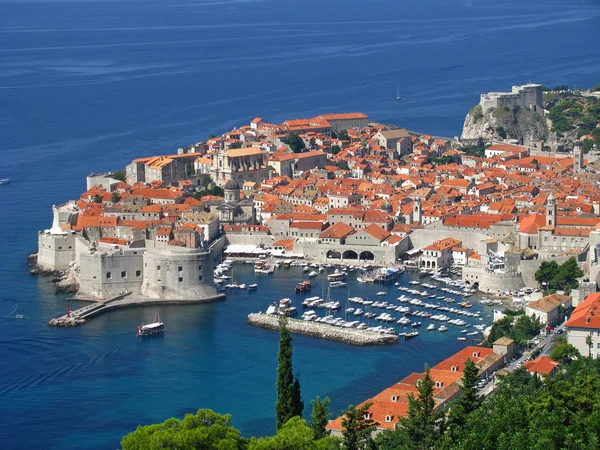 Dubrovnik Fortress - in the south of Croatia — Stock Photo, Image