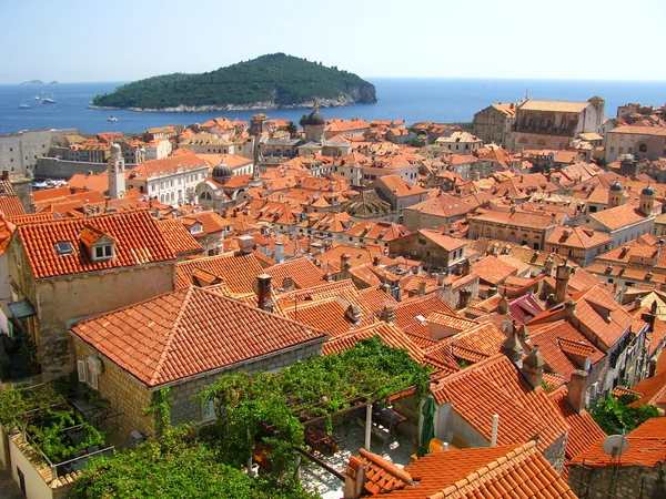 Dubrovnik fortress - in het zuiden van Kroatië Rechtenvrije Stockfoto's