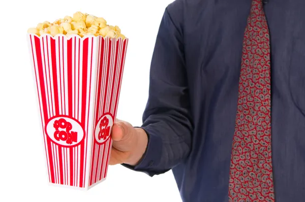 Popcorn film — Stockfoto