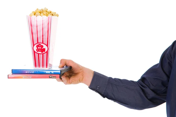 Popcorn movie — Stock Photo, Image