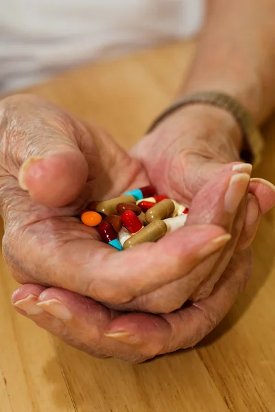 Elderly Drugs — Stock Photo, Image