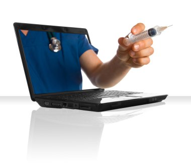 Online Doctor clipart