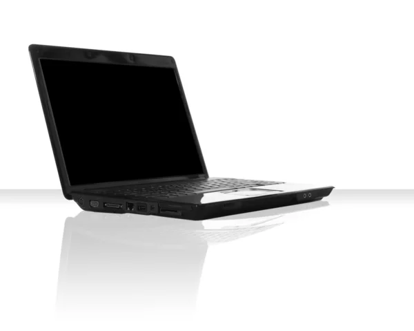 Schwarzer Laptop — Stockfoto