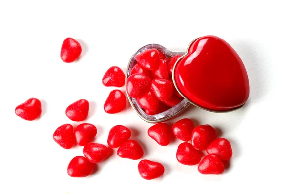 Κόκκινες καρδιές — Φωτογραφία Αρχείου
