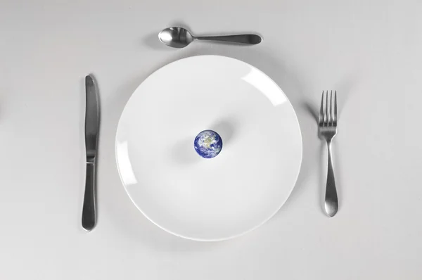Hungernder Planet — Stockfoto