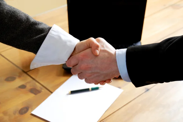 Shaking hands Stock Image