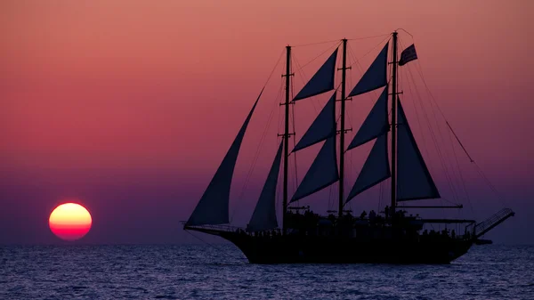 海の夕日 ロイヤリティフリーのストック写真