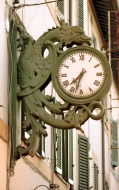 Street clock clipart