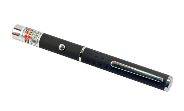 Yeşil lazer pointer — Stok fotoğraf