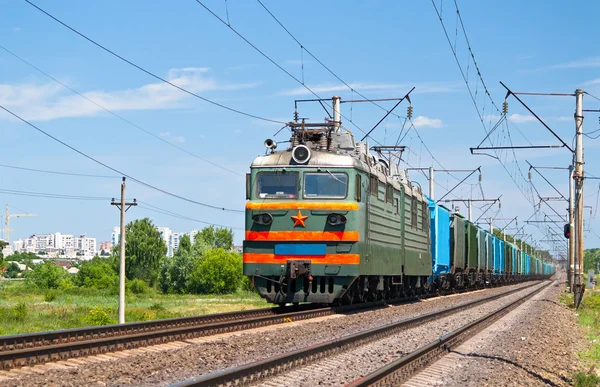 stock image Freight electric train