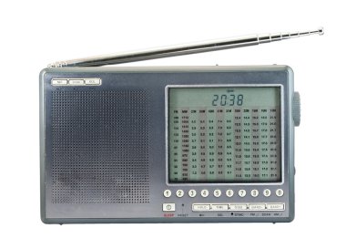 Modern radio receiver clipart