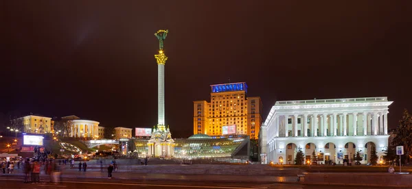 Plaza de la Independencia, la plaza principal de Kiev —  Fotos de Stock