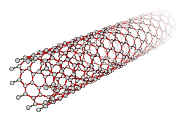 Углеродные нанотрубки — стоковое фото