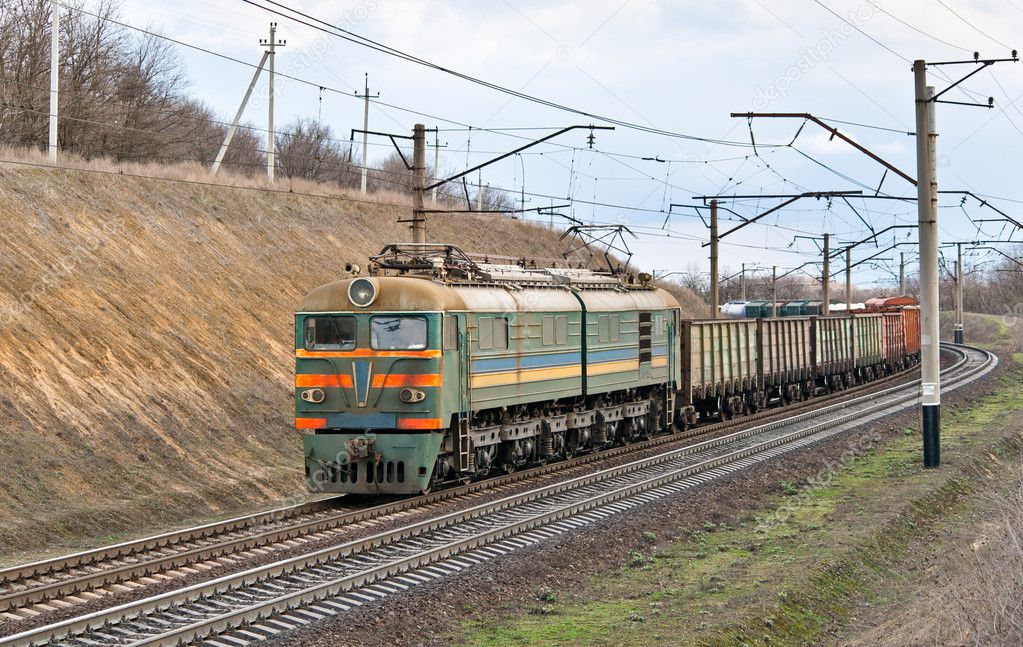 Freight electric train