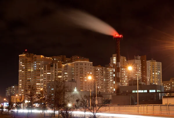 Київ, нічна сцена — стокове фото