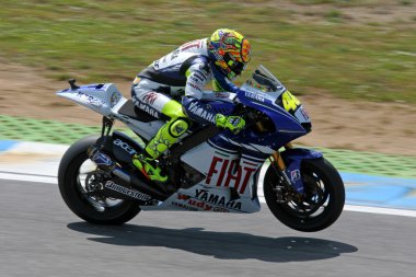 Valentino rossi at Portugal Moto GP 2008 clipart