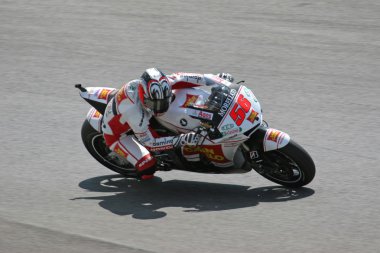 Shinya Nakano at Moto GP Portugal - Estoril 2008 clipart