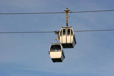 Teleferik havada crossing