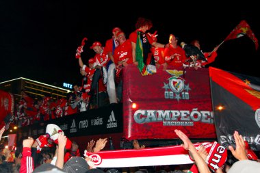 Benfica Players' Bus clipart