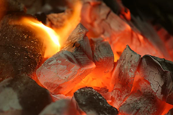 Verbranding van kolen — Stockfoto