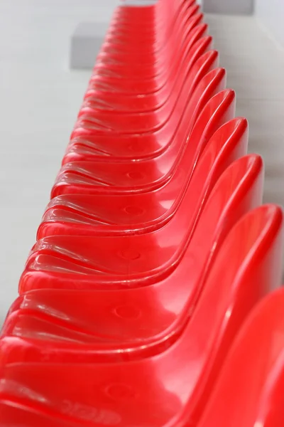 stock image Red stadium seats