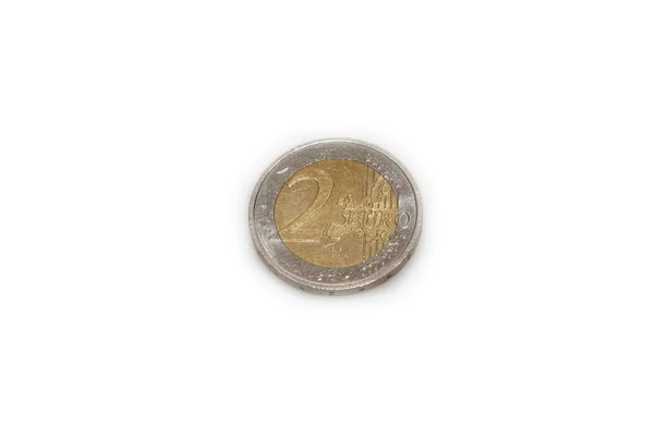 2 euro koin — Stok Foto