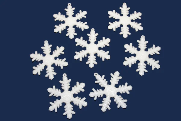 Снежные хрустальные украшения — стоковое фото