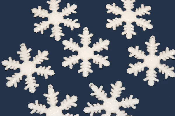 Snow Crystal Decorations — Stock Photo, Image
