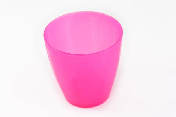 Colore tazza di plastica — Foto Stock